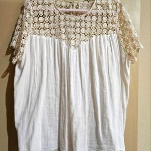 JOHNNY WAS love & liberty top  XL